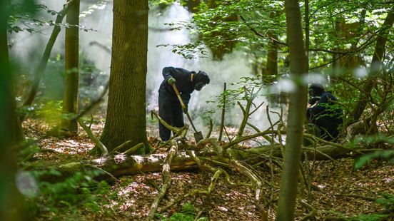 Fosforhandgranaat gevonden na melding van bosbrand