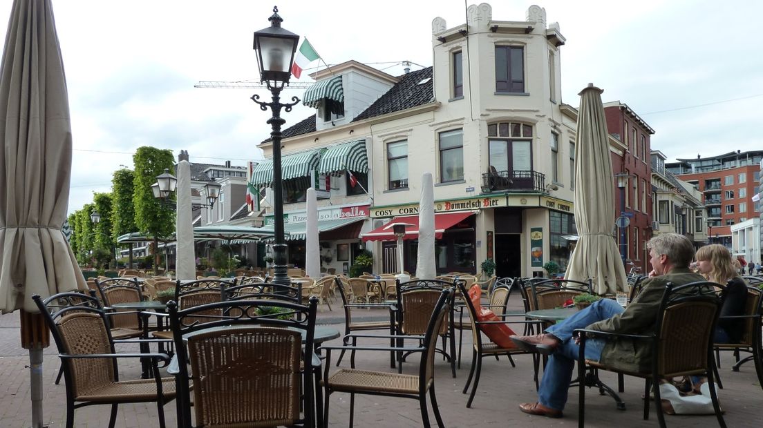 Het café aan de Markt in Assen