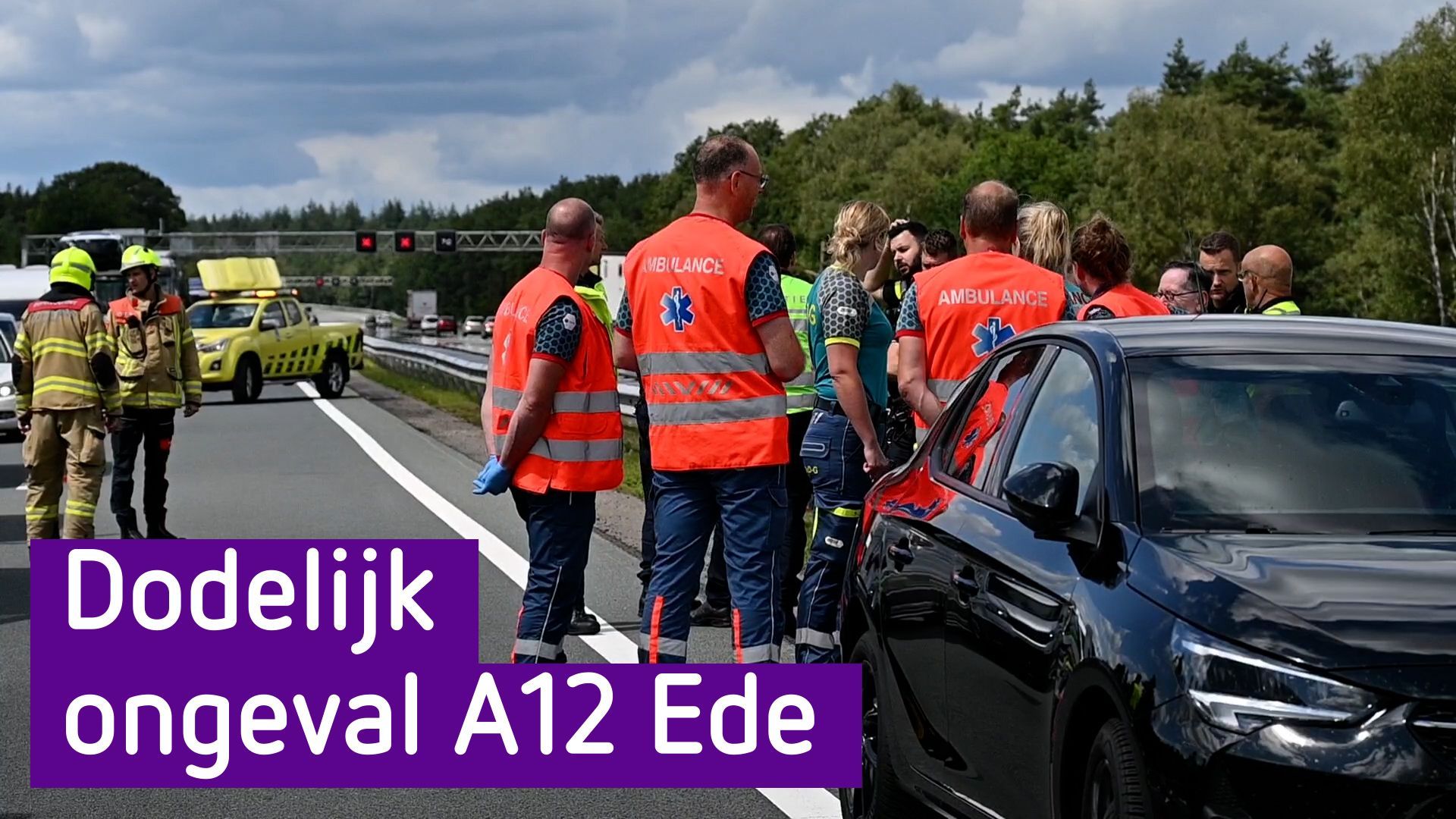 Persoon Overleden Bij Ongeluk Op A12 - Omroep Gelderland