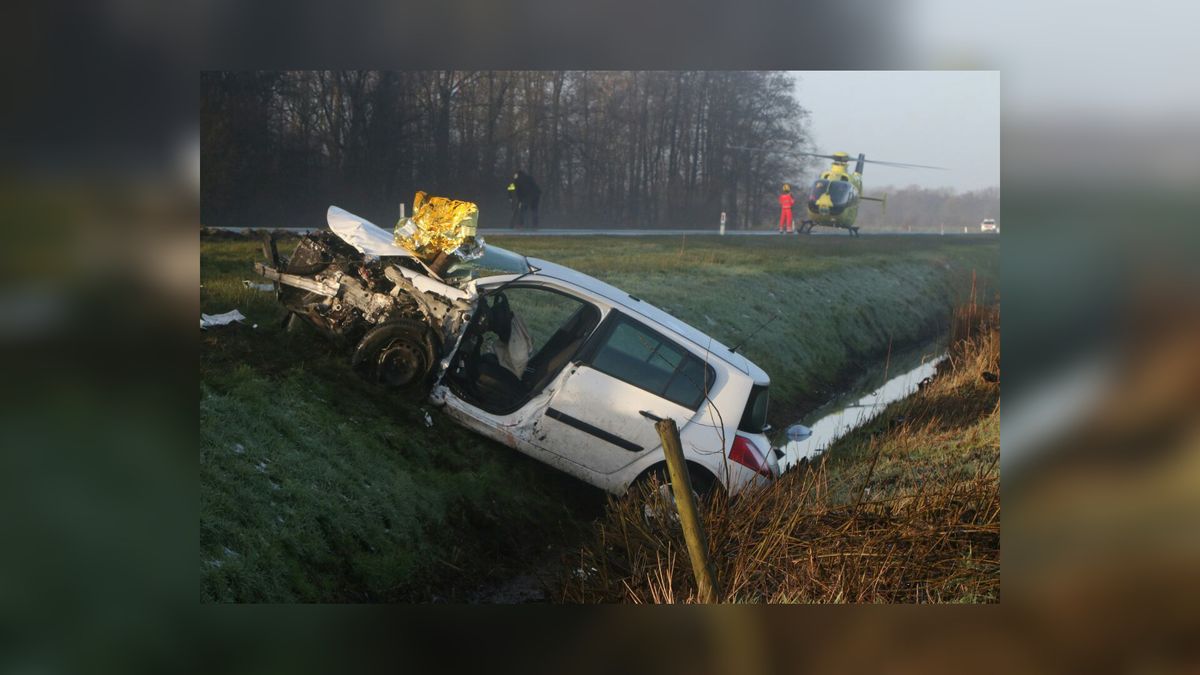 Drie gewonden bij botsing op N351 bij Nijeberkoop