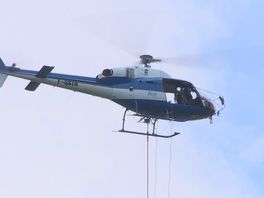 Vogelflappen aan hoogspanningsmasten worden vanuit helikopter vervangen