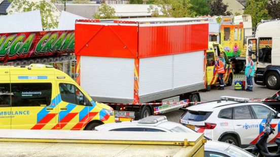 Slachtoffer zwaargewond na ongeval met trailer op kermis