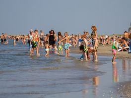 Het strand bij Hoek van Holland