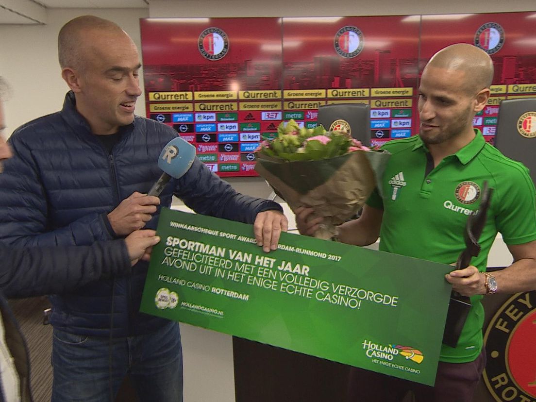 Karim El Ahmadi won de prijs van Sportman van het Jaar 2017