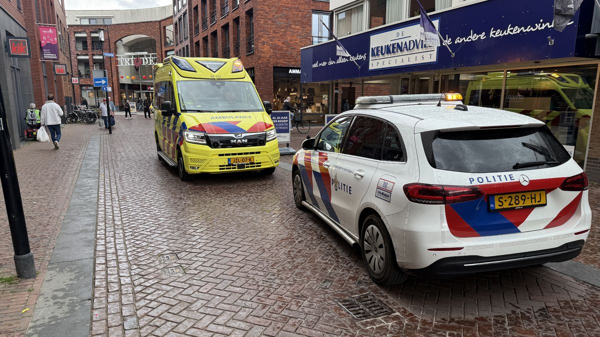 Fietser gewond bij botsing met scootmobiel in Assen