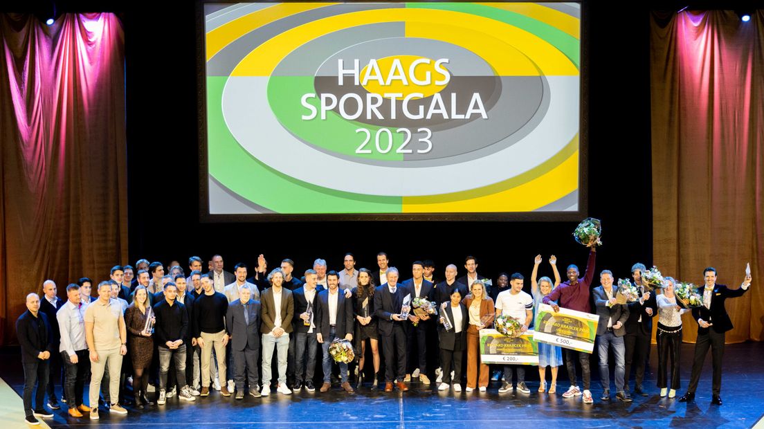 De winnaars en genomineerden bij het Haagse Sportgala