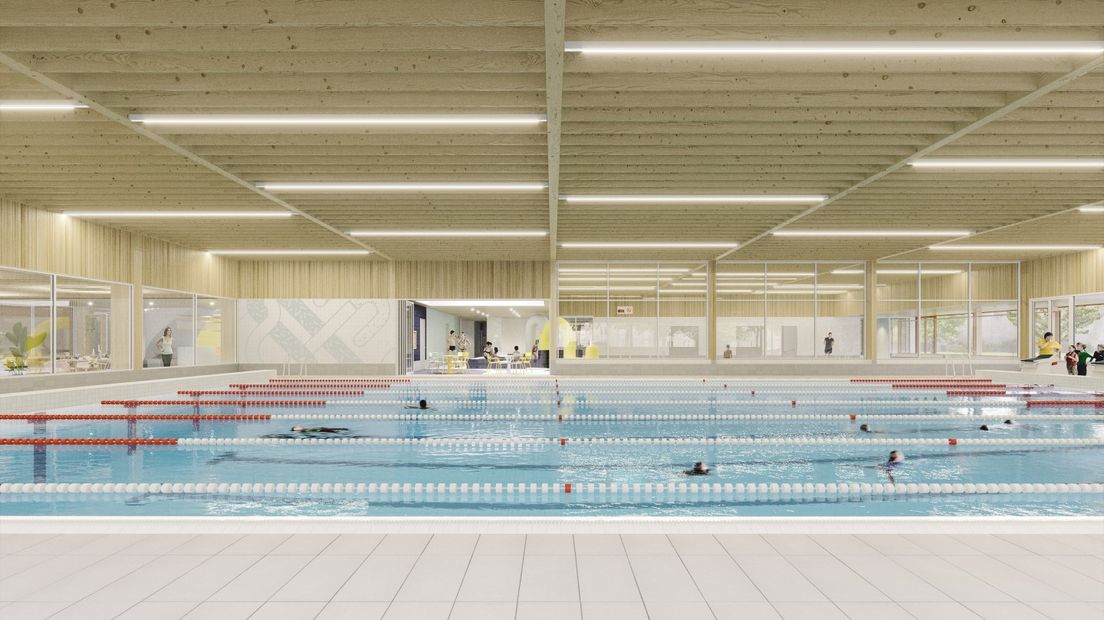 De nieuwe sportaccommodatie in de wijk De Waluwe in Zaltbommel krijgt een zwembad met de afmetingen van een wedstrijdbad en een sporthal van 30 x 50 meter. Dat blijkt uit tekeningen die de gemeente Zaltbommel bekend heeft gemaakt. Deze nieuwe accommodatie moet het oude zwembad Akwamarijn en sporthal De Ring vervangen.