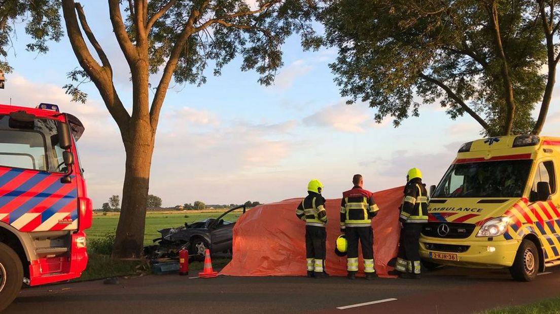 Een automobilist is zaterdagavond om het leven gekomen bij een ongeluk in Hedel.