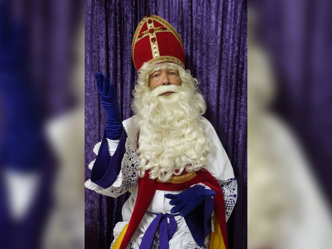 Sinterklaas Rob Garnier (65) uit Rotterdam