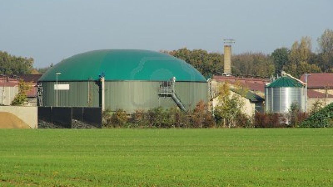 Een biogasinstallatie