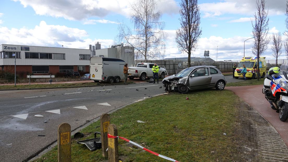 Vrouw gewond bij ongeluk Hardenberg