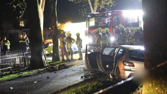 Zware botsing • schuurbrand