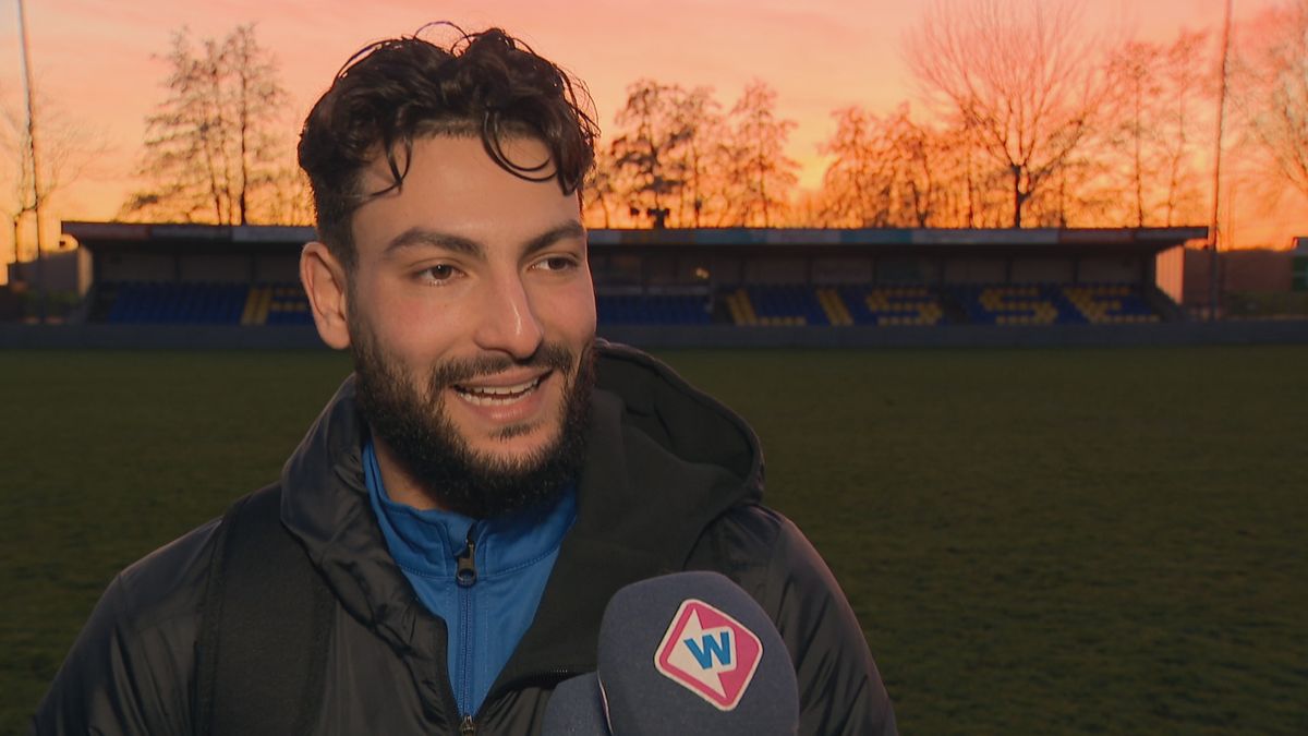 Beer is los voor Ilias Boudouni bij FC Lisse: 'Ik hoop dat het nu gaat lopen'