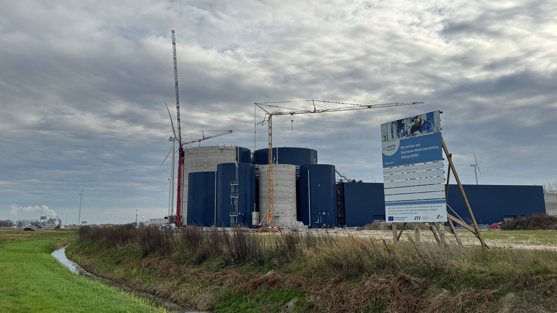 SFP in aanbouw