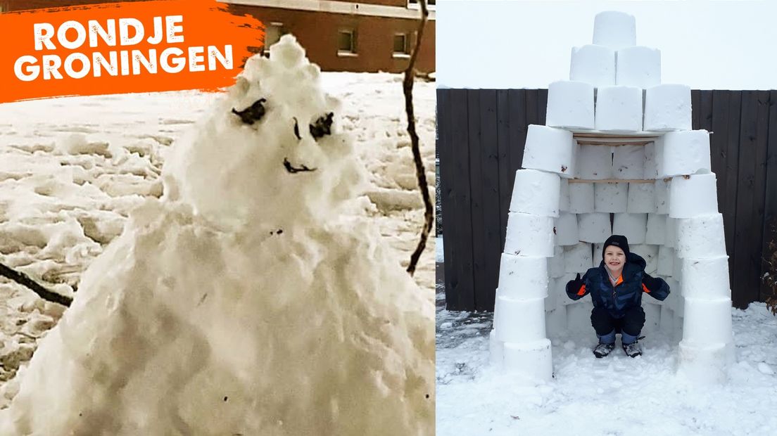 De Zuid-Koreaanse sneeuwpop Kornela en de Leenster iglo