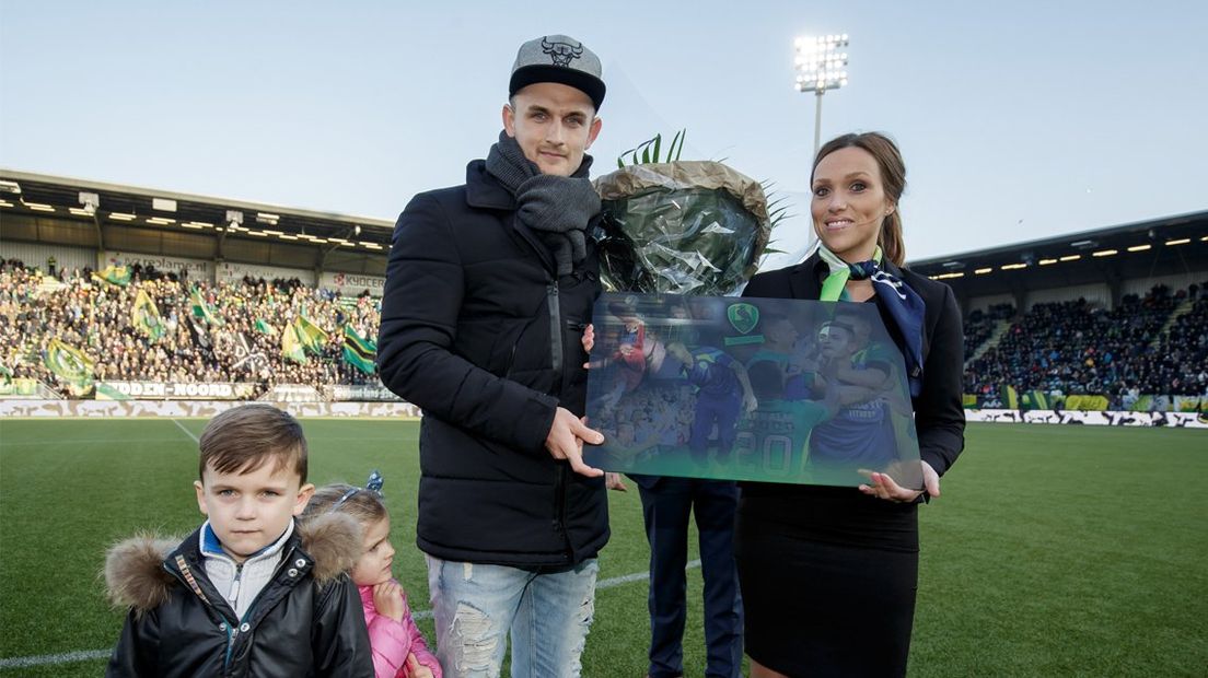 Oud-keeper Martin Hansen nam afscheid van ADO Den Haag 