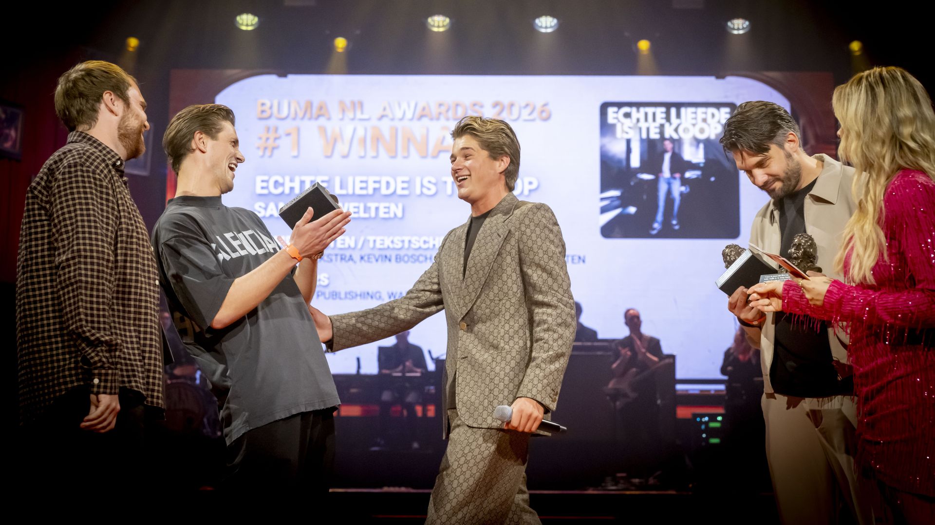 Samuel Welten grote winnaar bij Buma NL Awards