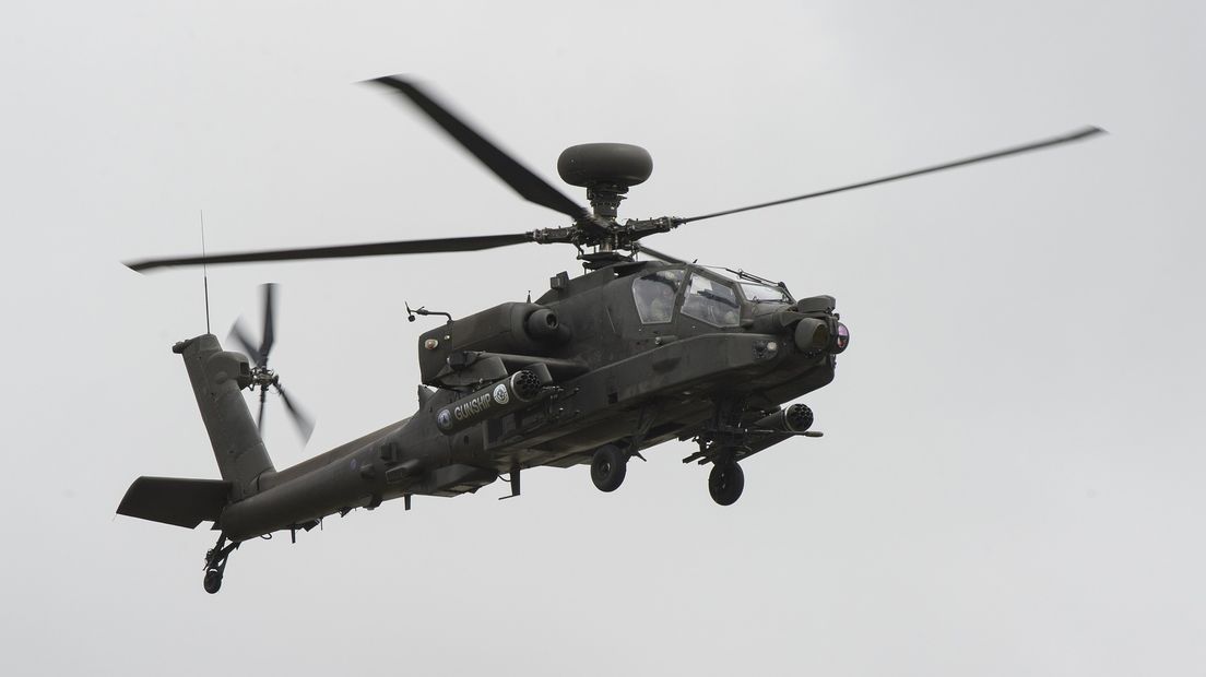 Een Apache-helikopter (Rechten: pixabay.com)