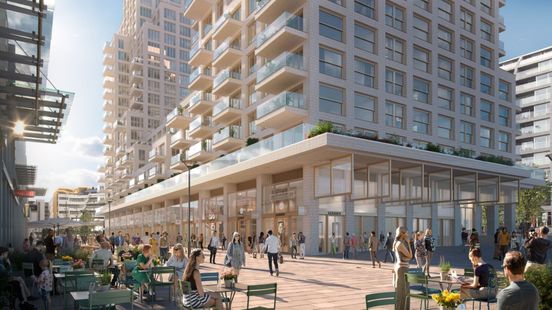 Gevaar, herrie en stof: deze woontoren wordt pal naast de Markthal gebouwd