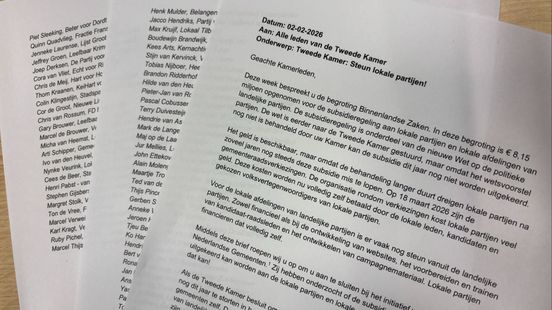 Lokale partijen wachten al jaren op geld uit Den Haag