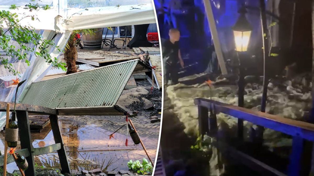 Bruiloft eindigt in paniek door extreme wateroverlast: 'Iedereen was in paniek'