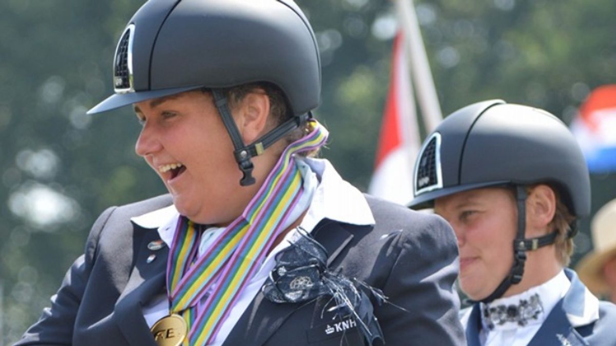 Francisca den Elzen uit Drouwenerveen wint twee keer goud op WK paramennen