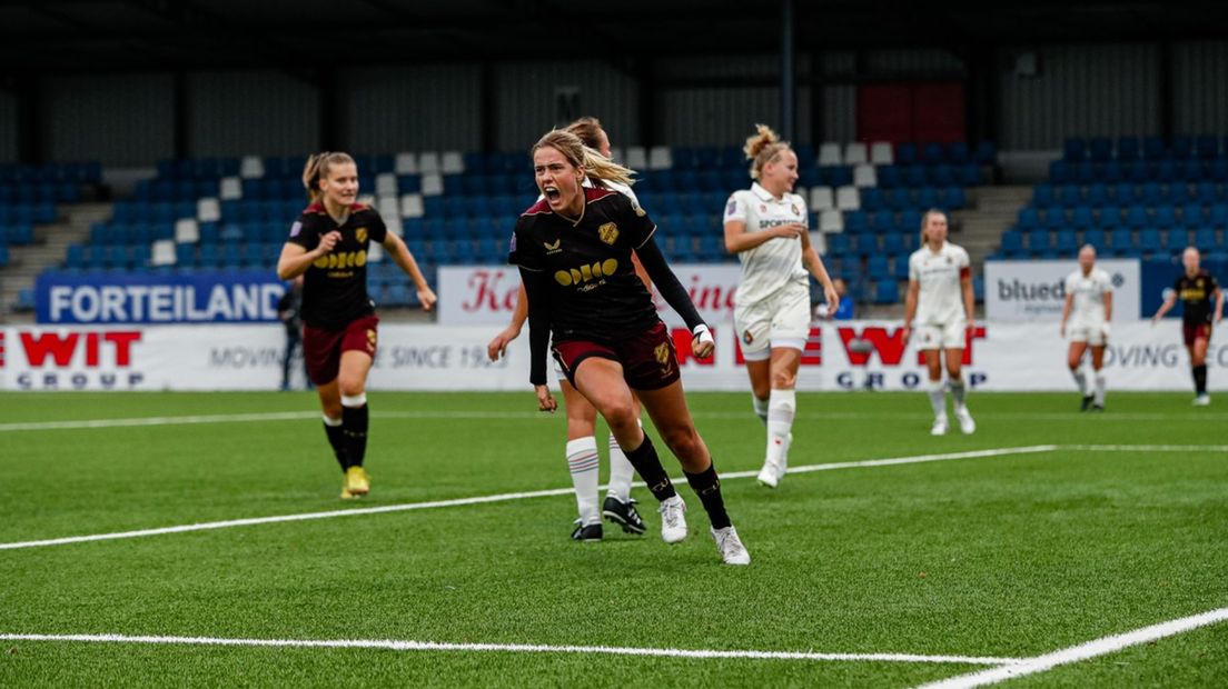 Tami Groenendijk scoorde de winnende 2-1