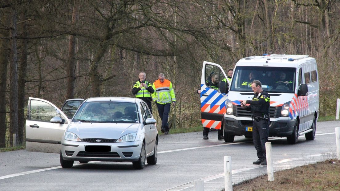 De auto van de man.