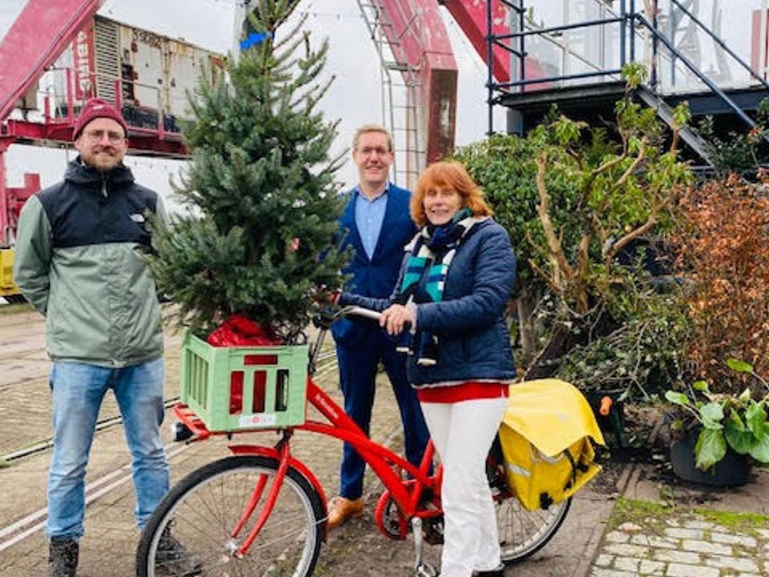 Een groene kerst met Raymond Landegent, Jet Manrho en wethouder Arno Bonte