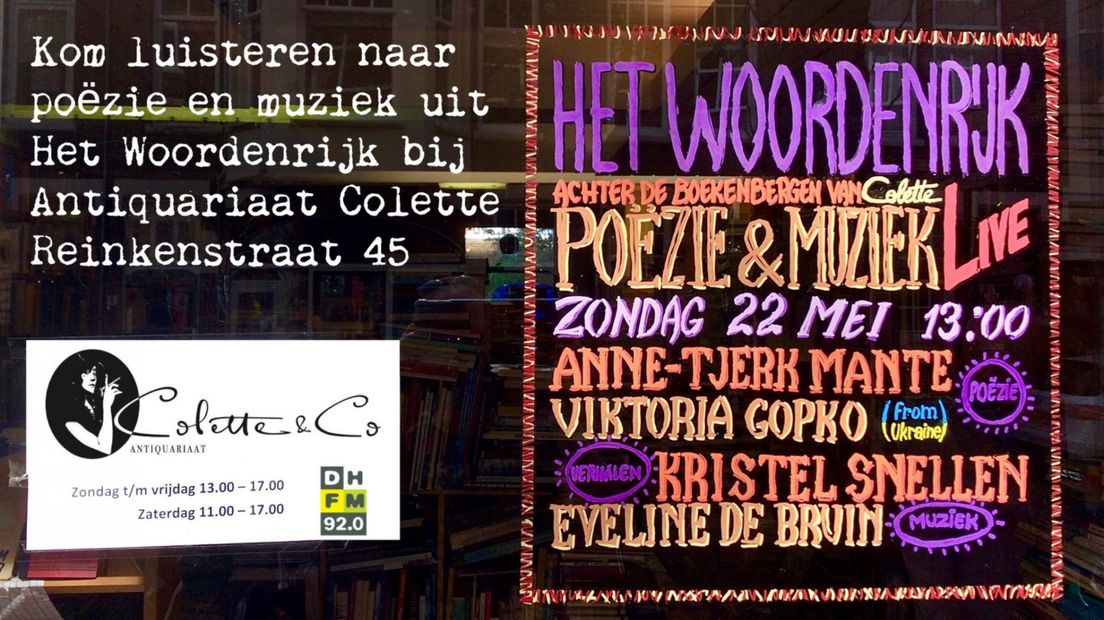 Het Woordenrijk bij Colette | Illustratie: Ricco van Nierop