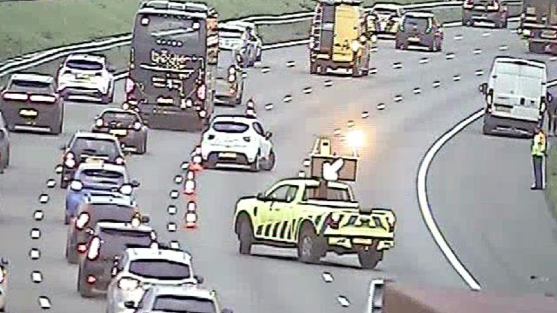Lange file op A12 door ongeluk tussen Woerden en Harmelen
