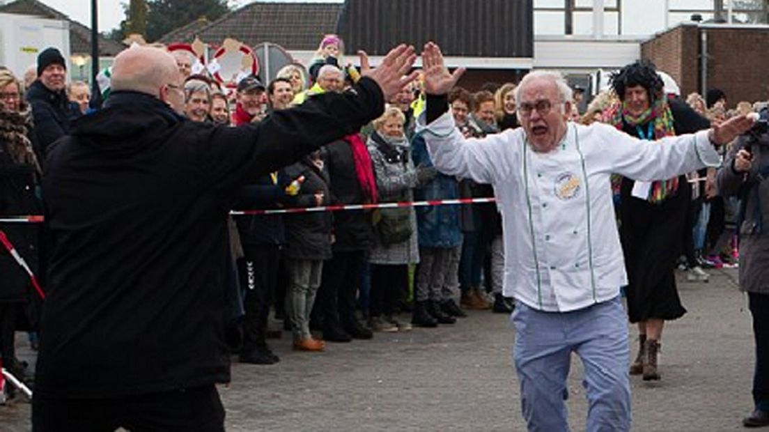 Initiatiefnemer Klaes Hoekstra deed zelf ook al eens mee aan de Bedumer Winterloop.