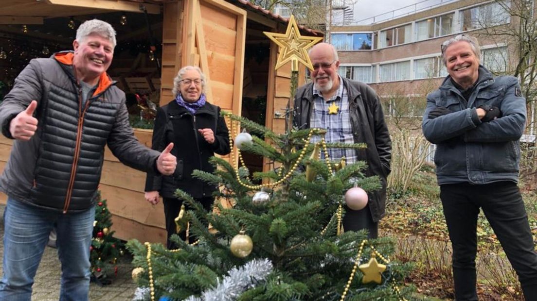 De kerstboom voor Andre.