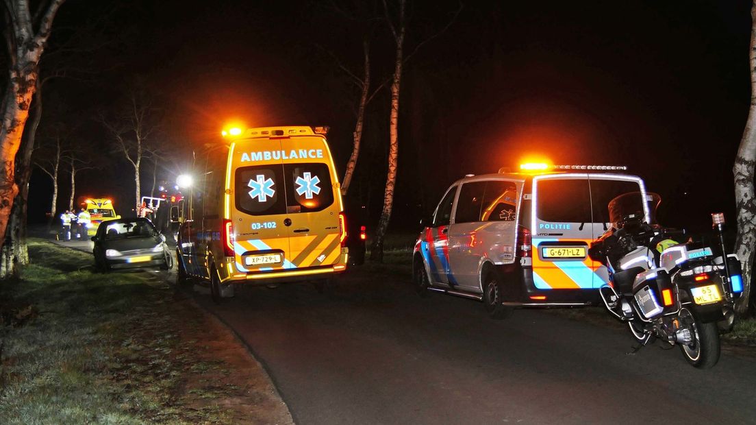 Botsing tussen een fietser en automobilist vanavond in Dwingeloo