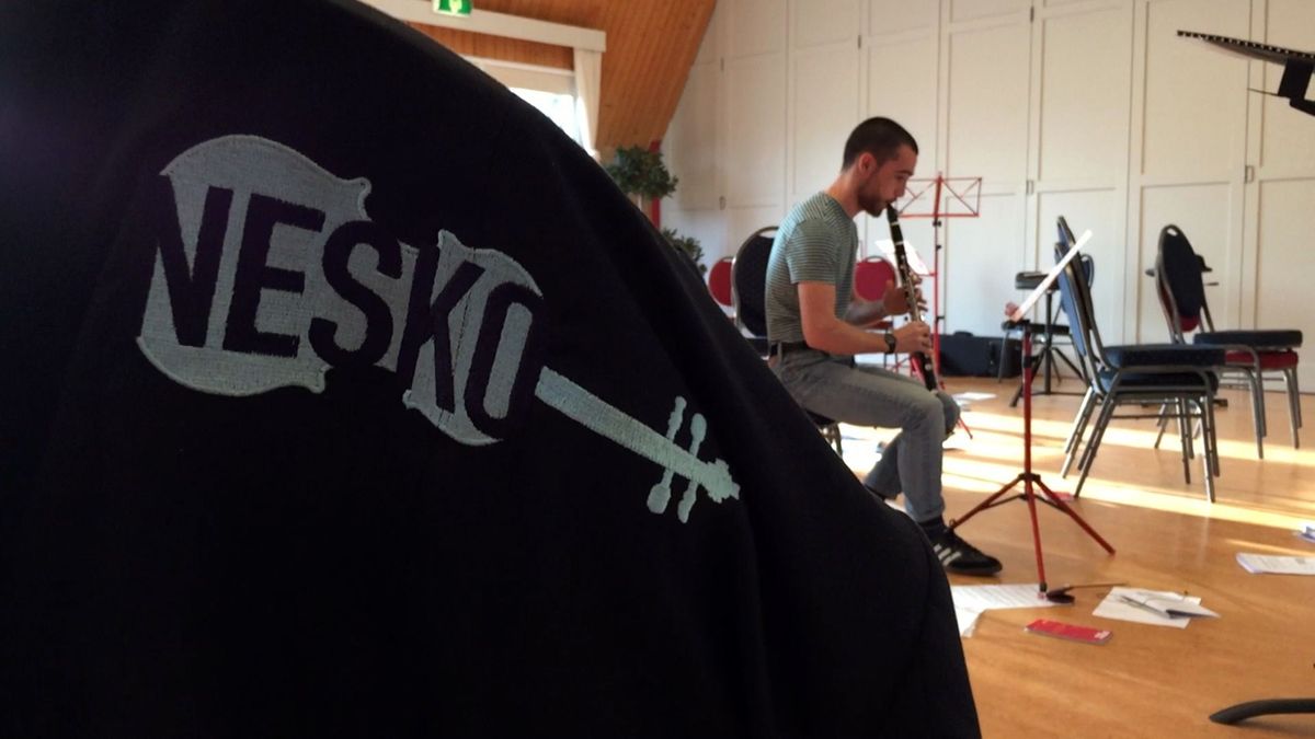Studentenorkest logeert in Friesland en speelt Idskenhuizen wakker