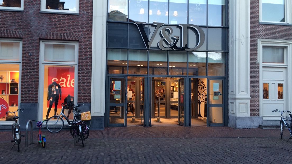 De vestiging van V&D in Meppel (Rechten: RTV Drenthe / Jeppe Oostenga)