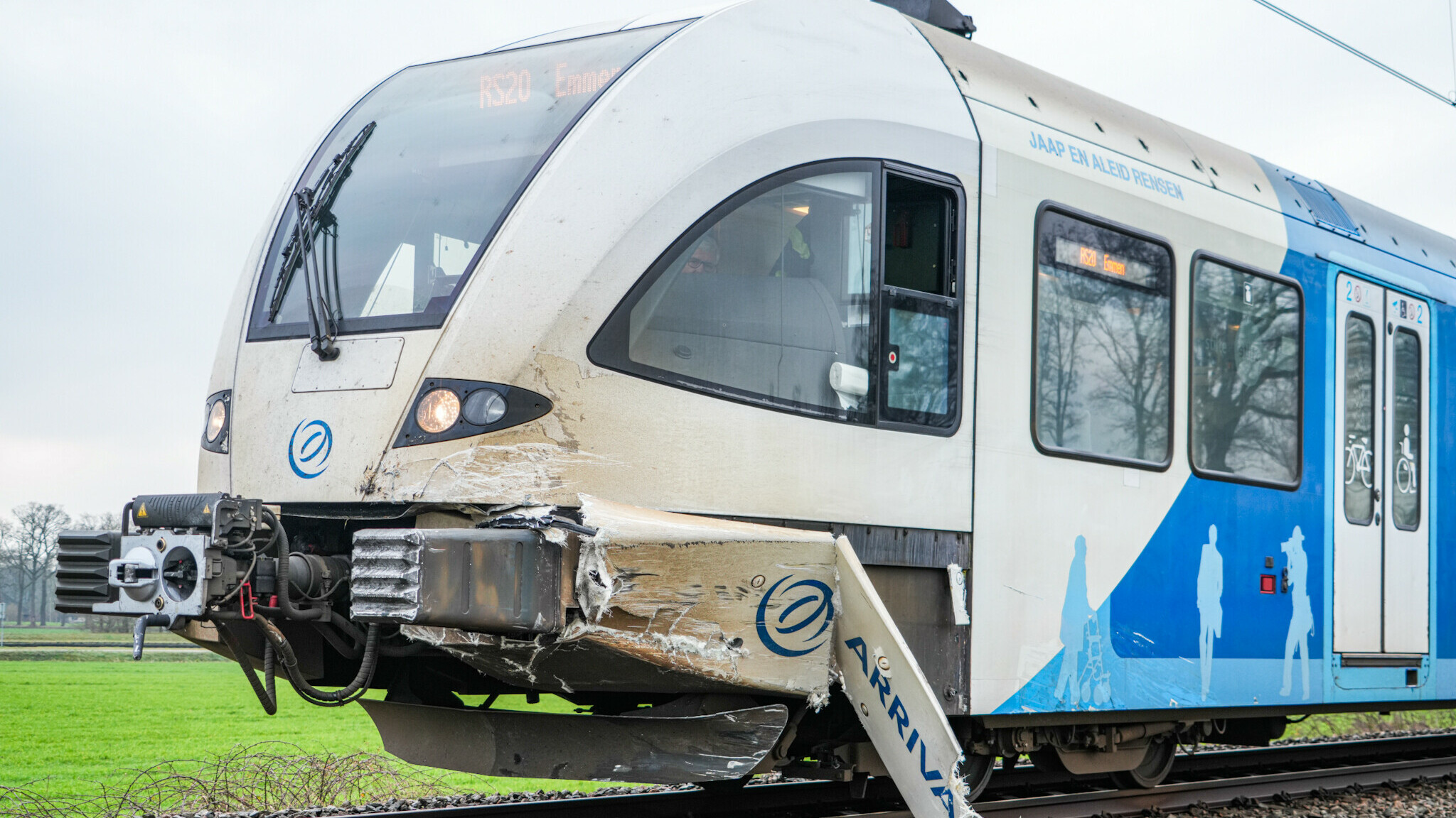 Treinverkeer hervat na botsing tussen trein en auto