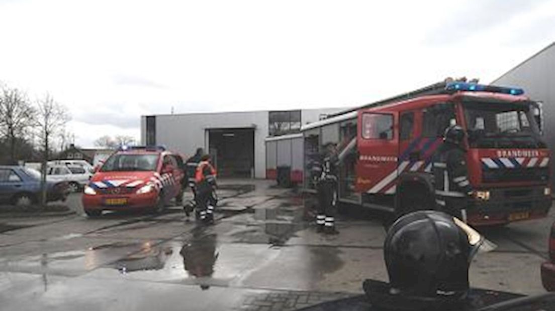 Brand bij bedrijf in Tubbergen