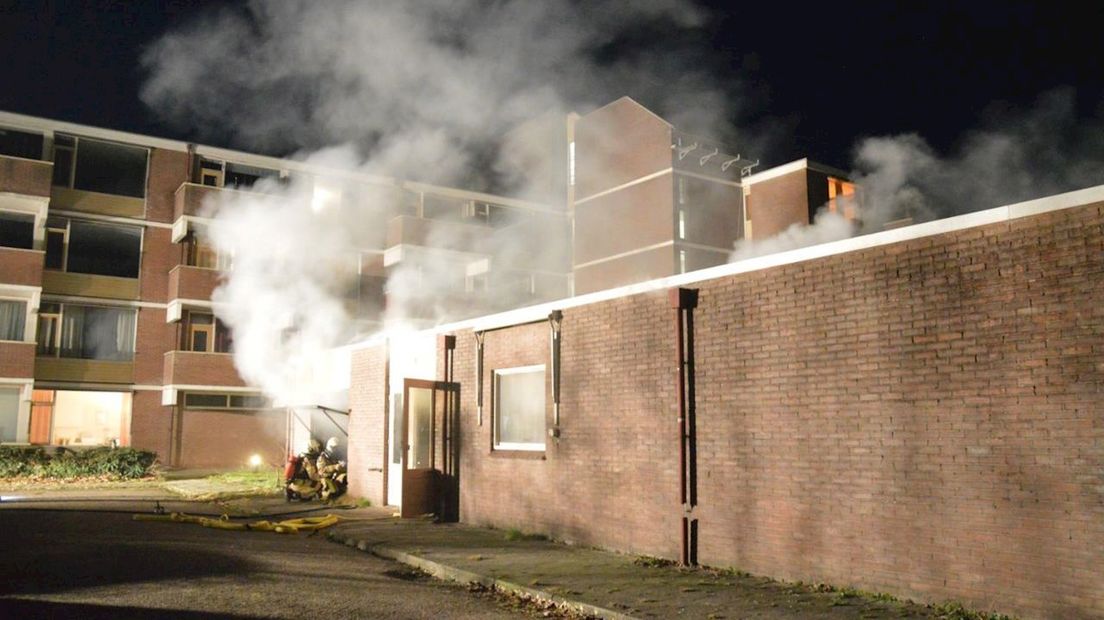 Brand in wooncomplex Steenwijk