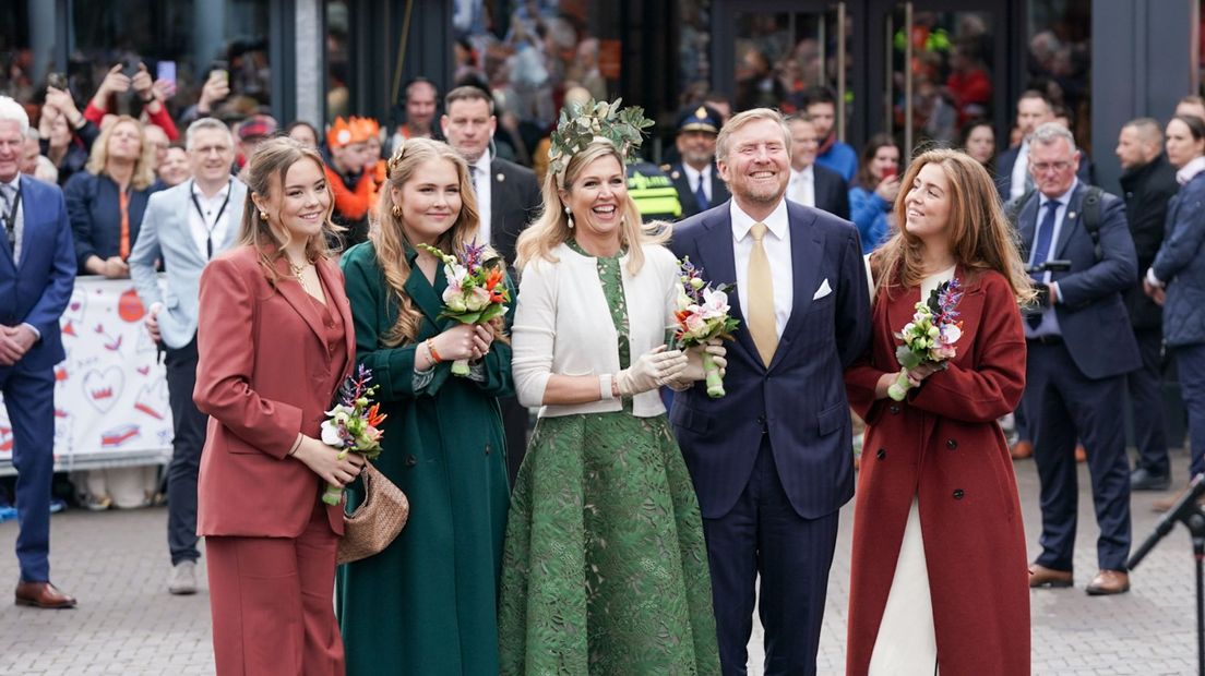 De koninklijke familie in Emmen