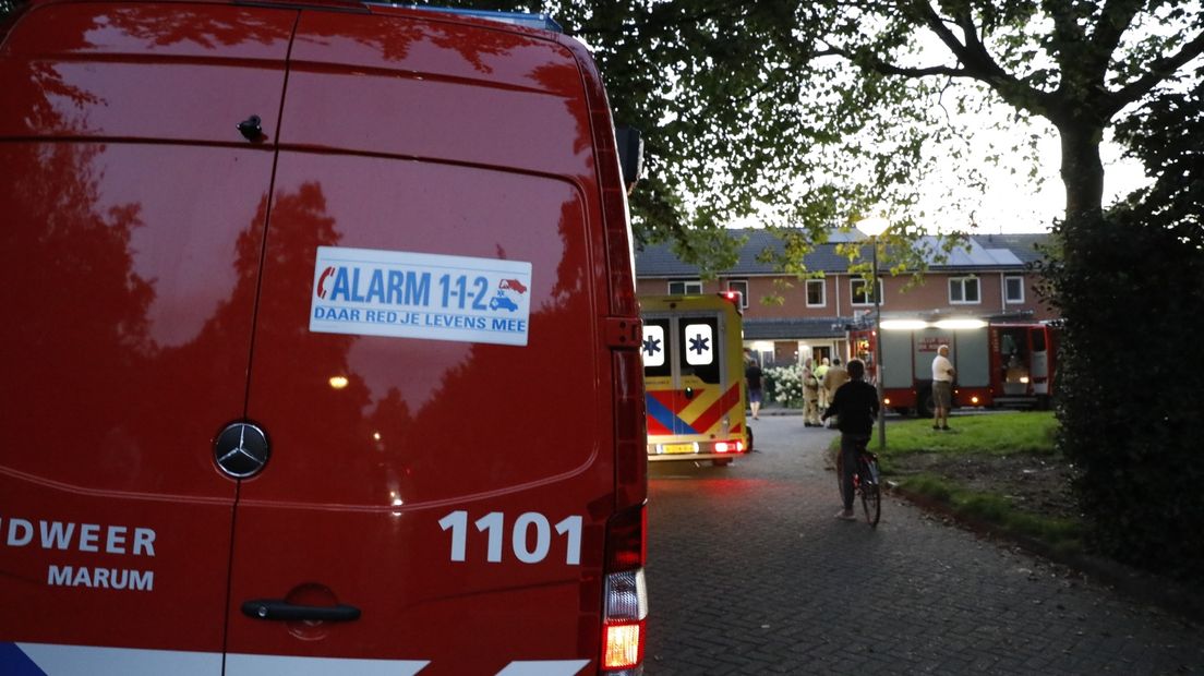De hulpdiensten rukten met meerdere eenheden uit