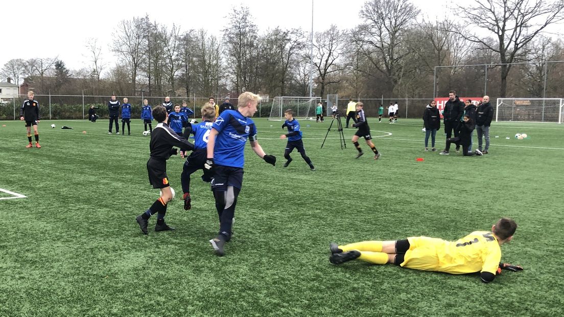 Het Regioteam in actie tijdens een toernooi in de aanloop naar Eurocup Delfzijl