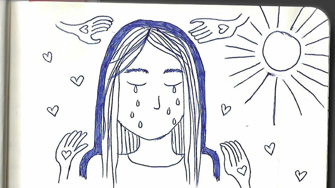 In tekening fan Naomi út 2017