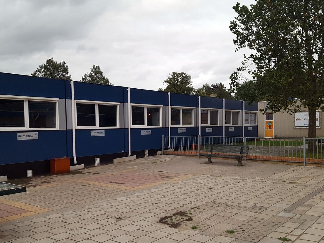 portacabin van basisschool De Zeewinde in Rockanje