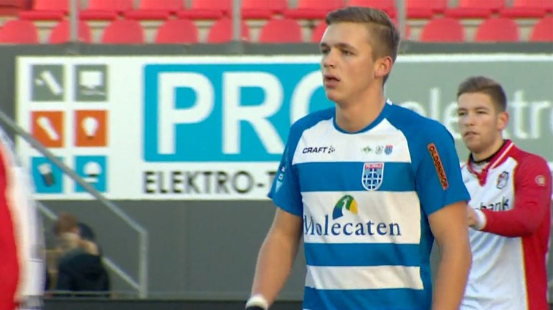 Lars Miedema verlaat PEC Zwolle voor FC Den Bosch (Rechten: RTV Drenthe)