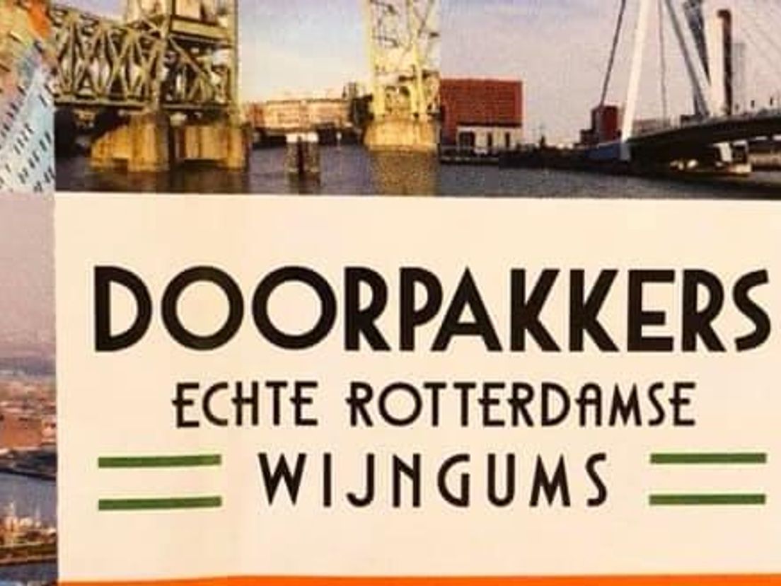 Winegums en drop in de vorm van Rotterdamse gebouwen