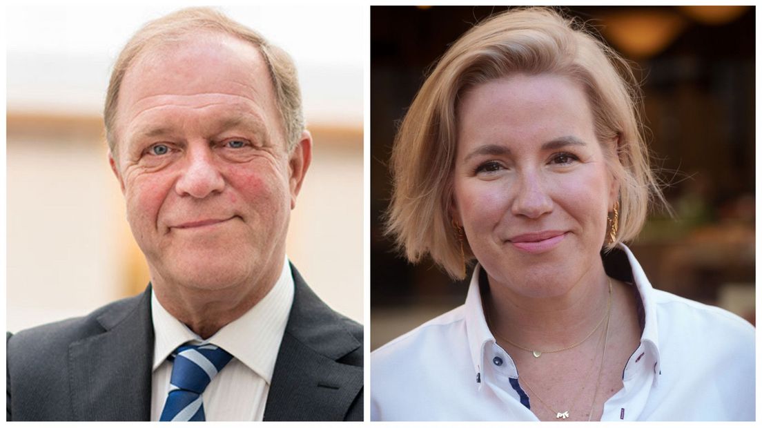 René Oudshoorn (Hart voor Den Haag) en Judith Oudshoorn (VVD)
