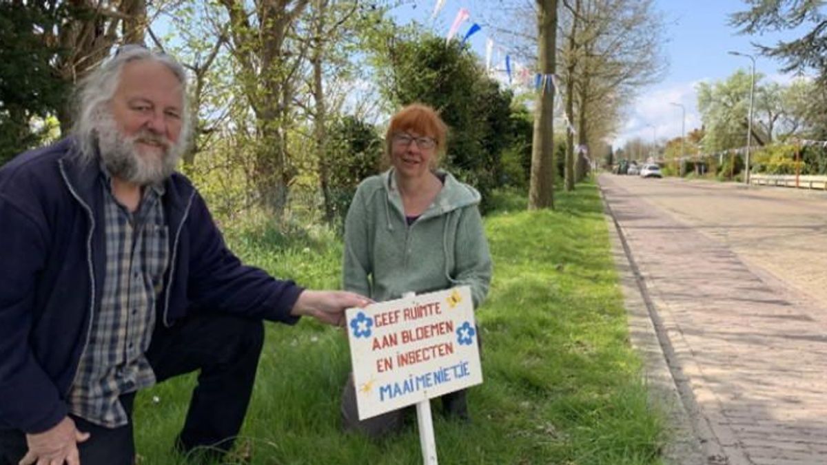 Dorpsbewoners Driewegen maaien zelf bermen
