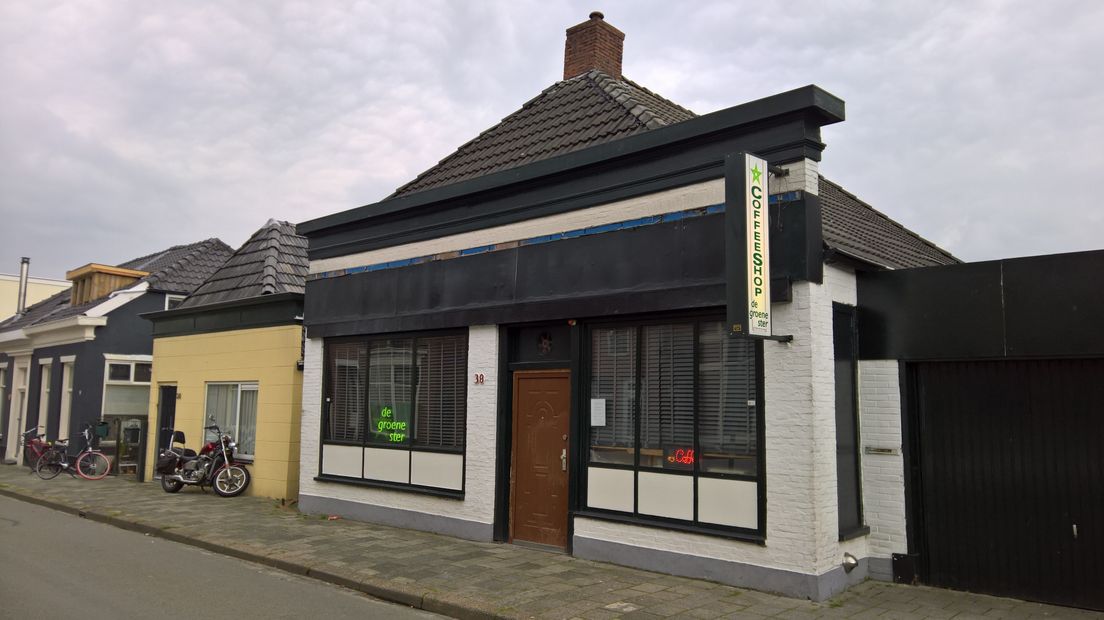 Coffeeshop De Groene Ster op de huidige locatie