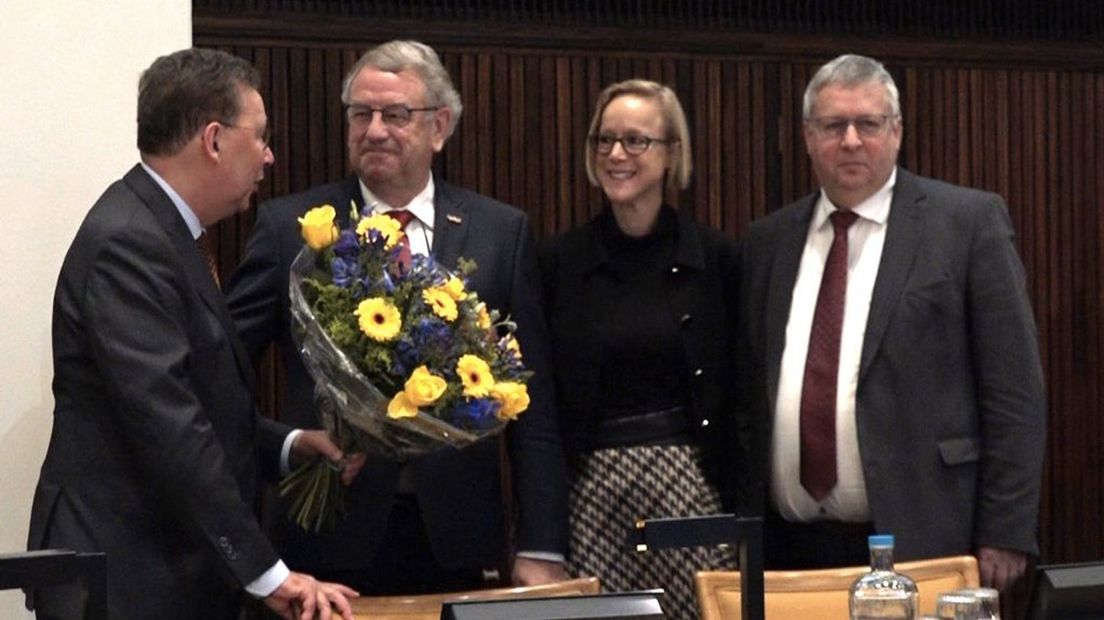 Clemens Cornielje bij zijn afscheid